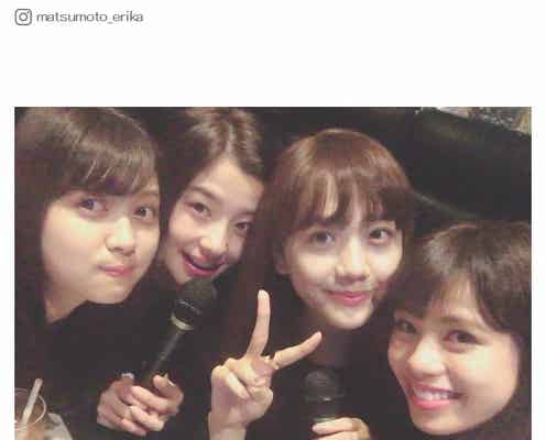 松井愛莉&佐藤晴美&松元絵里花&朝比奈彩「Ray」姉妹集結 豪華メンバー女子会に反響「美女しかいない」「楽しそう」