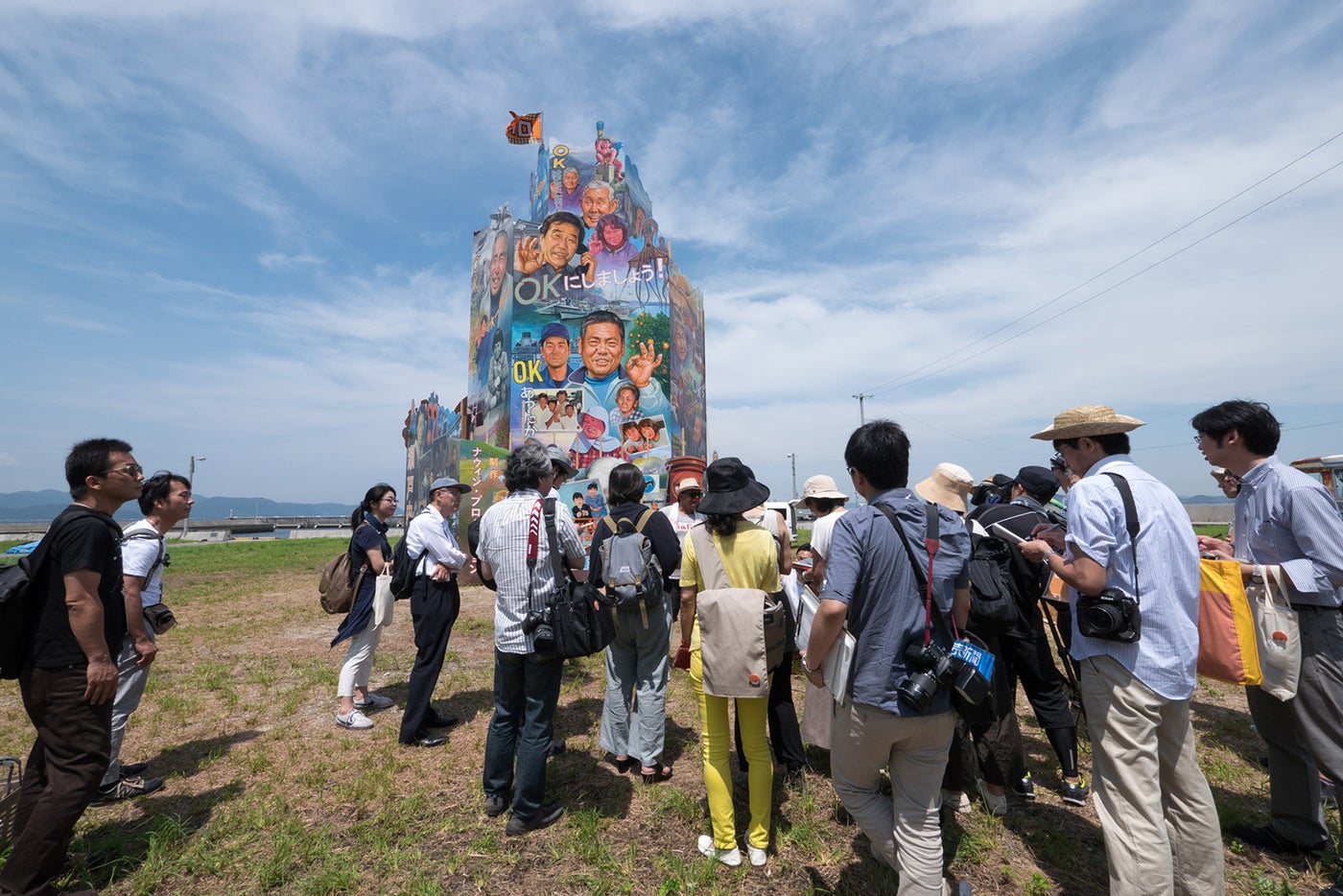 （C）《OK Tower》OK Tower, 2016 Installation view at Nishiura village, Megijima,Japan Photo by Navin Production