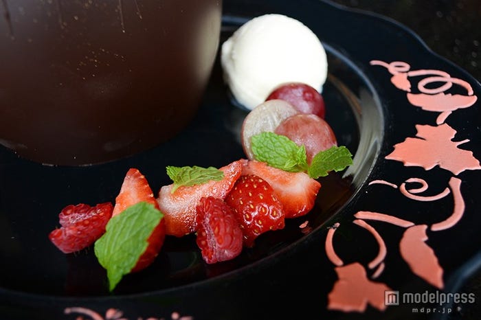 フルーツのトッピング