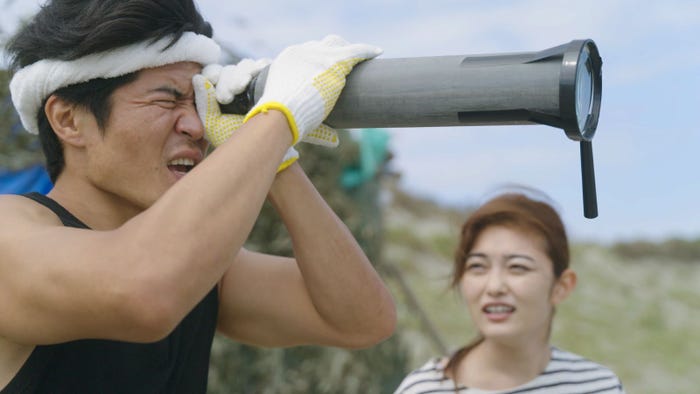 板橋駿谷、井上咲楽(C)NHK