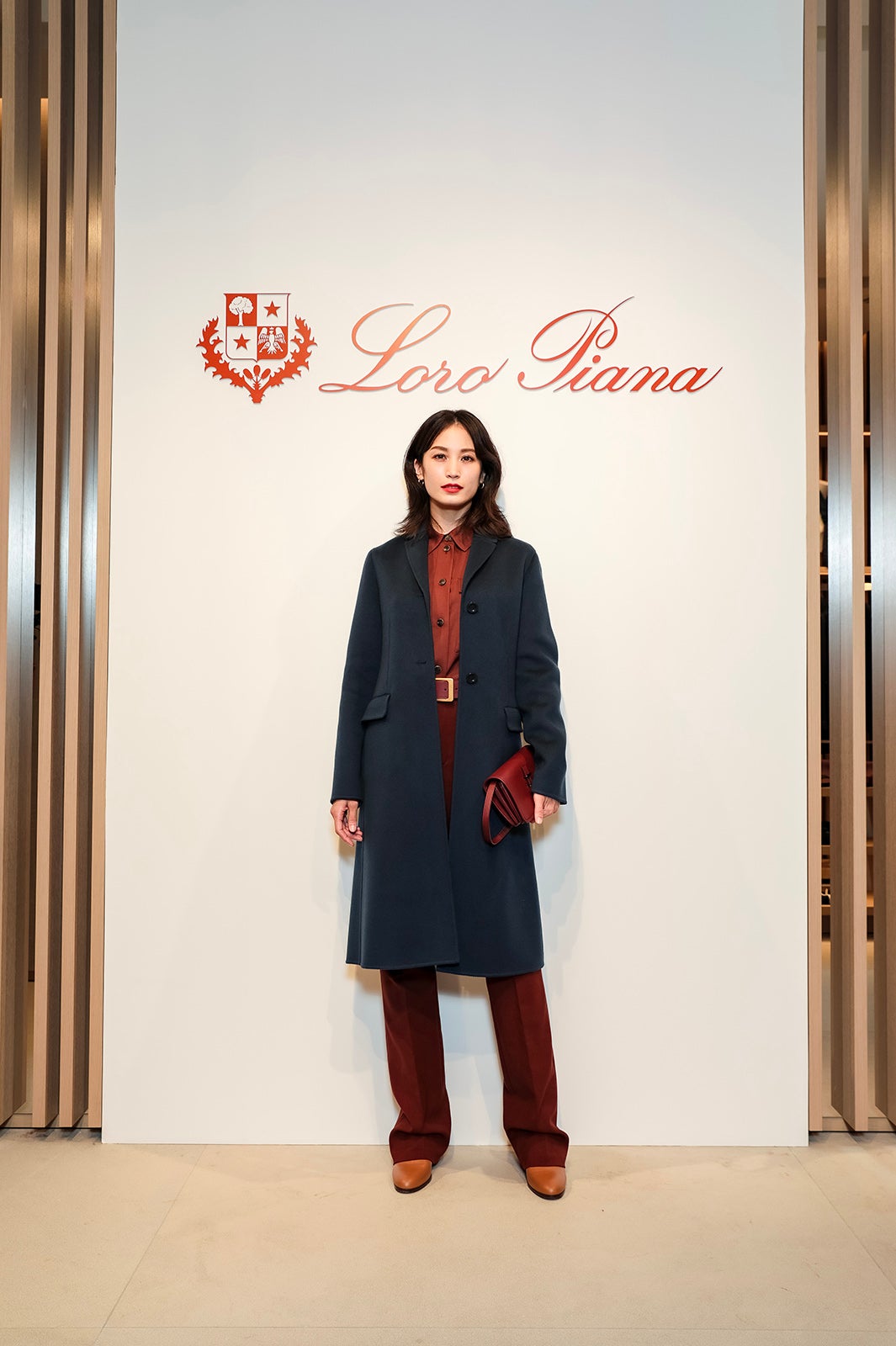 きんにくんレディース23区 Loro Piana / チェスターコート 中村アン