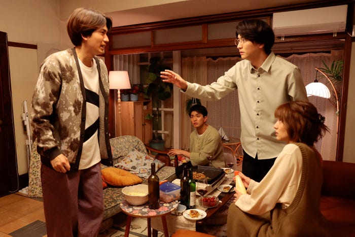高地優吾、正門良規、稲葉友、高梨臨「ムサシノ輪舞曲」第6話(C)テレビ朝日