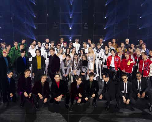 EXILE、20周年で圧巻パフォーマンス 大晦日に三代目JSBらEXILE TRIBE豪華60名集結<LIVE×ONLINE COUNTDOWN2021→2022>