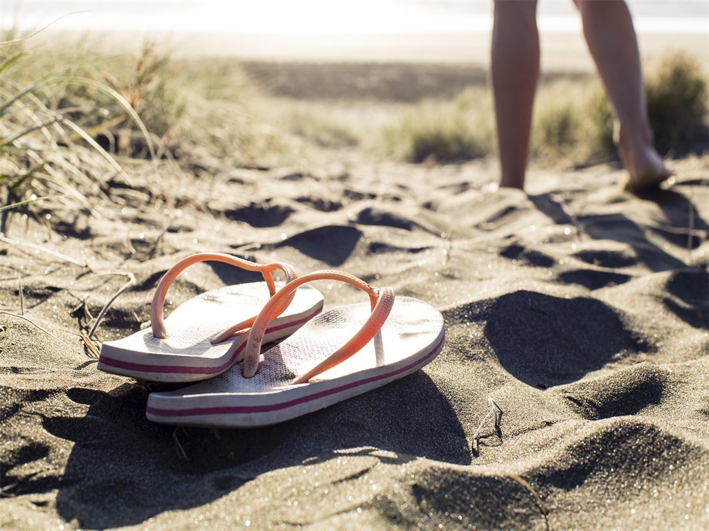 クリスマスは気楽にビーチサンダルで／画像提供：ニュージーランド航空
