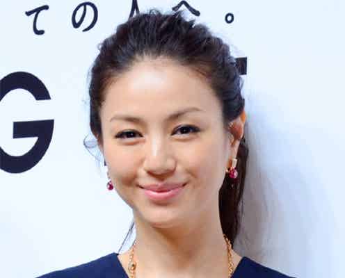 井川遥、出産後初の公の場で母の顔「子供が2人になりまして」
