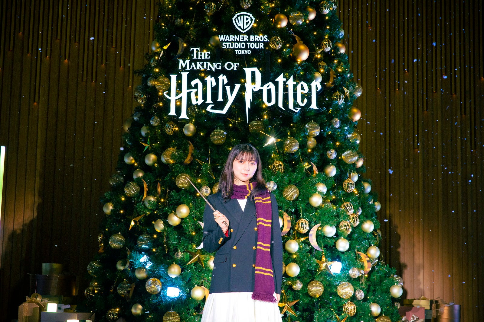 ライトアップ・セレモニーに登場した上白石萌歌／提供画像