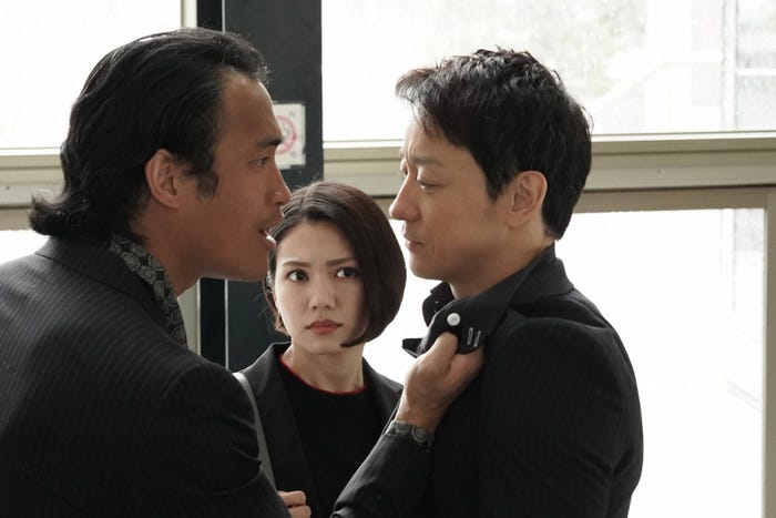 佳久創、二階堂ふみ、山本耕史(C)フジテレビ