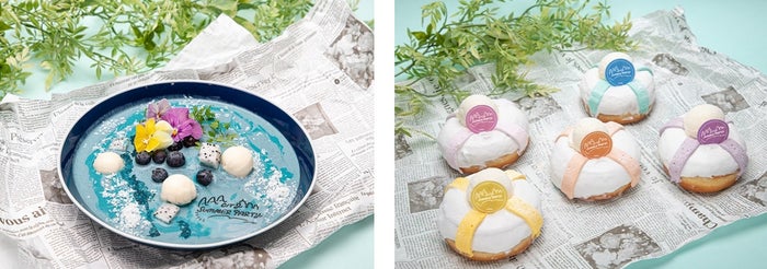 アサイーボウル、浮き輪ドーナツアイス （5種）（C）AMG