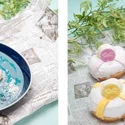 アサイーボウル1,290円、浮き輪ドーナツアイス(5種)500円(税抜)(C)AMG