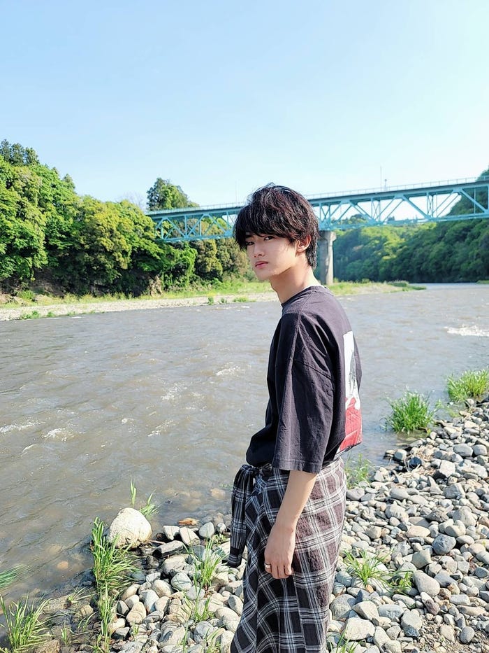 郡司陸永「癒しと鮎と美容の日々」(提供写真)