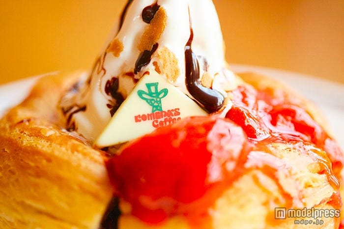 三角形のおじさんチョコレートで飾りつけ