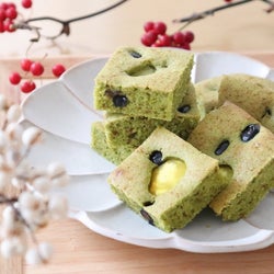 余ったおせちをリメイク 栗と黒豆の抹茶ケーキ の作り方 モデルプレス