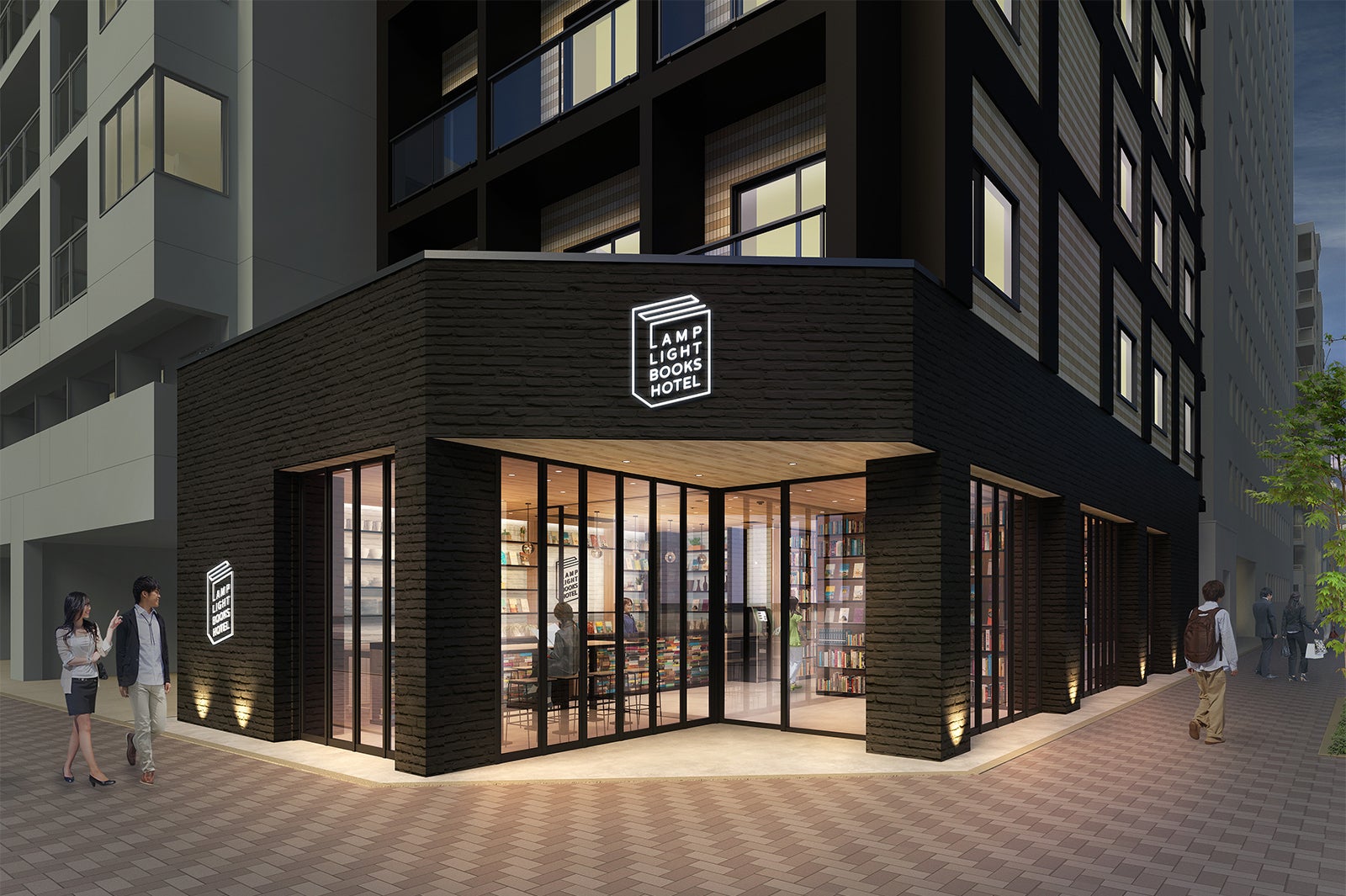 ランプライトブックスカフェ（イメージ）／画像提供：ソラーレ ホテルズ アンド リゾーツ