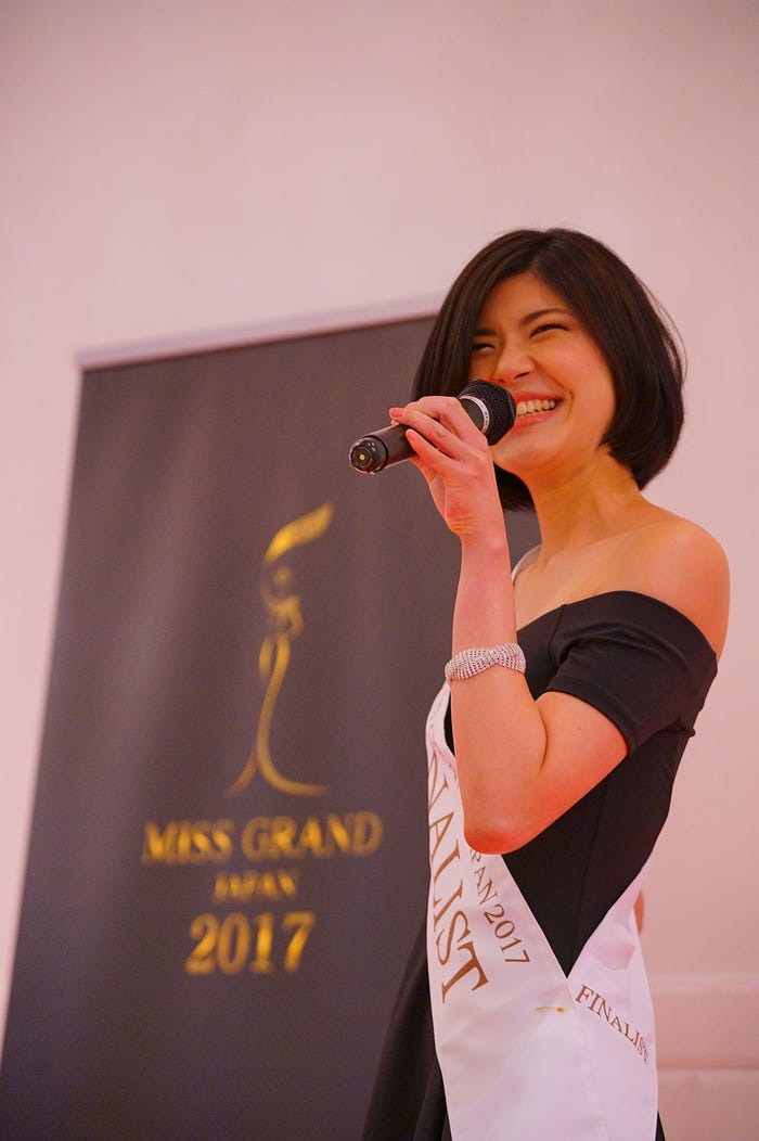 片倉奈々伽「ミス・グランド・ジャパン2017」(提供写真)