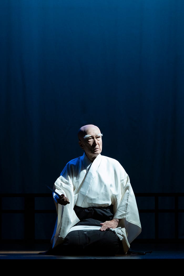 林与一/前進座公演「雪間草-利休の娘お吟-」千利休 撮影=加藤孝