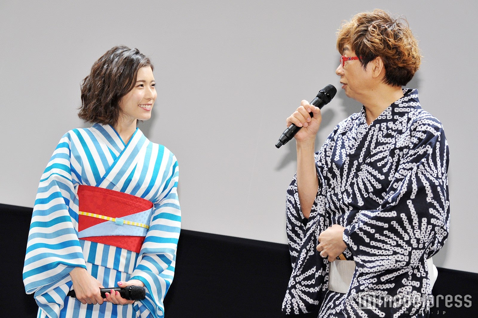 松岡茉優＆山寺宏一（C）モデルプレス