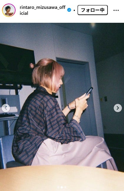 水沢林太郎Instagramより