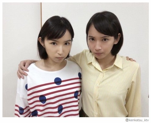 吉岡里帆＆徳永えり、肩組み2ショットがまるで“双子” 「そっくりすぎ」と驚きの声＜健康で文化的な最低限度の生活＞