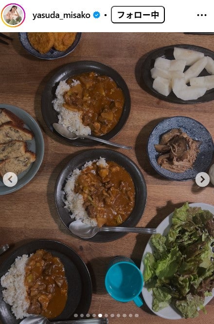 とろとろハヤシライス／安田美沙子Instagram
