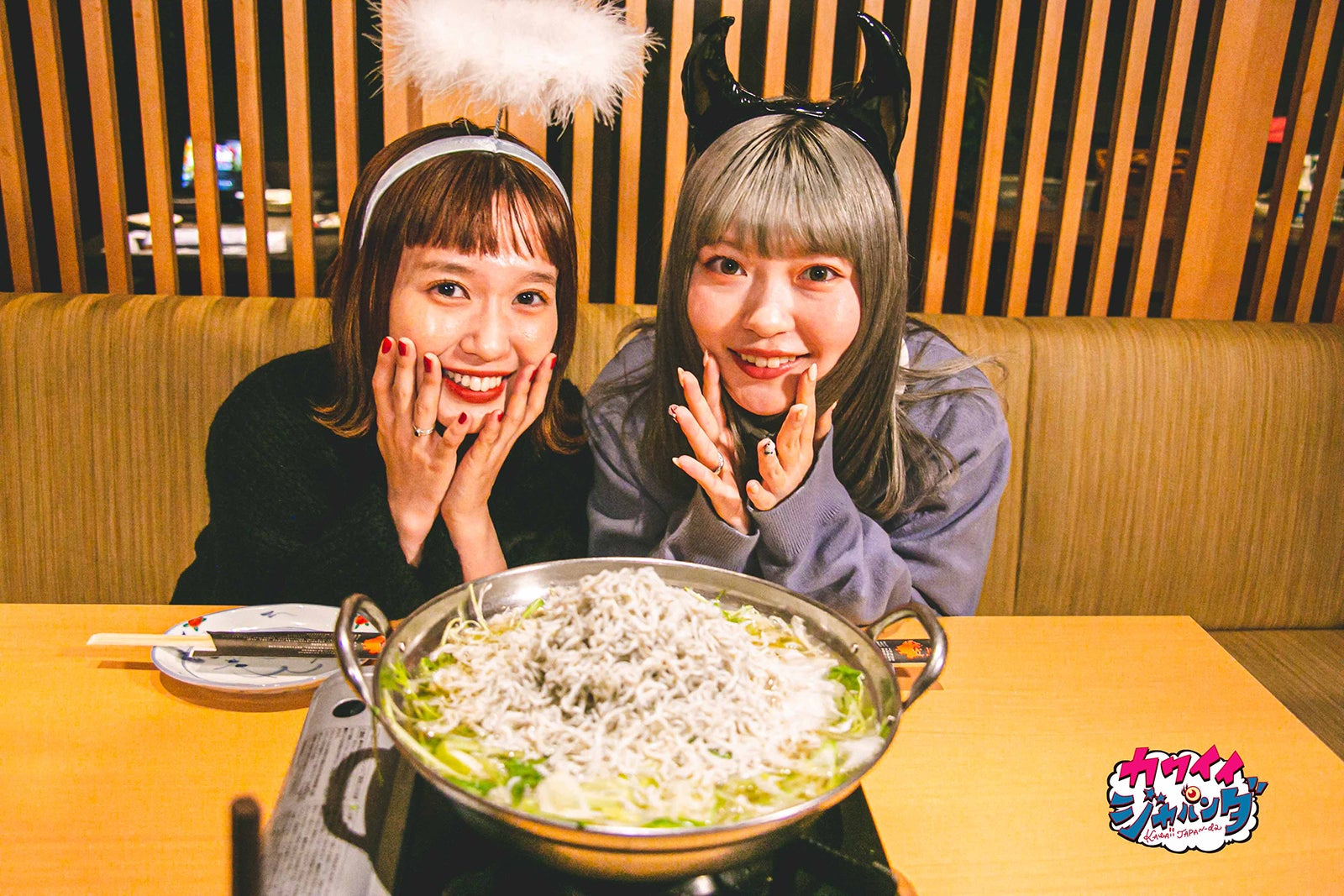 柴田紗希＆古関れん、2020年トレンド鍋を紹介　天使系＆悪魔系“鍋”とは