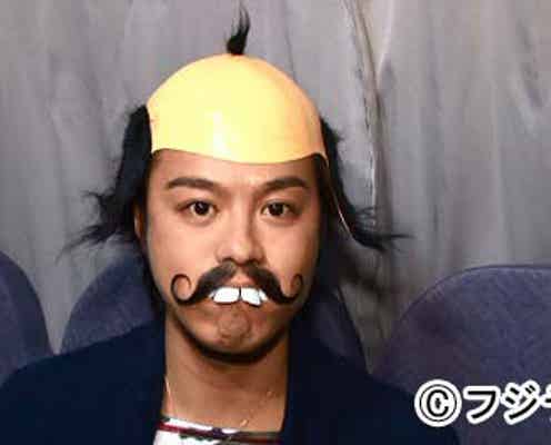 EXILE・TAKAHIRO、つけヒゲ×かつらで扮装