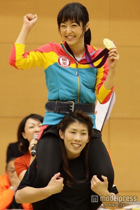 井上真央、霊長類最強・吉田選手と真剣勝負「勝っちゃいました」