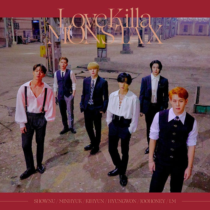 MONSTA X「Love Killa-Japanese ver.-」初回限定盤Bジャケット(提供写真)