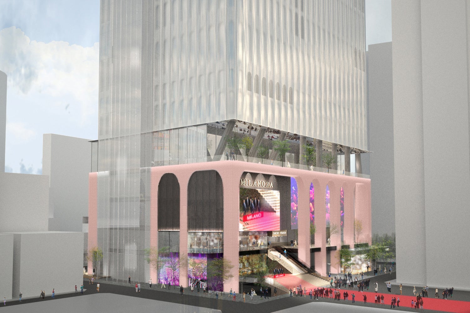 歌舞伎町一丁目地区開発計画／画像提供：東京急行電鉄