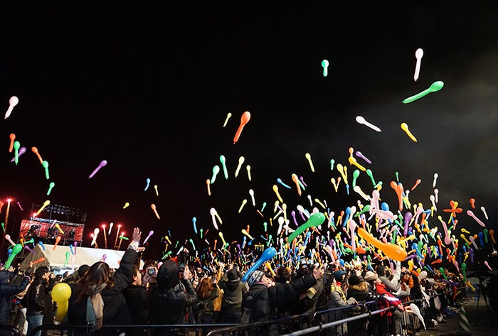 バルーンカウントダウン／画像提供：ハウステンボス