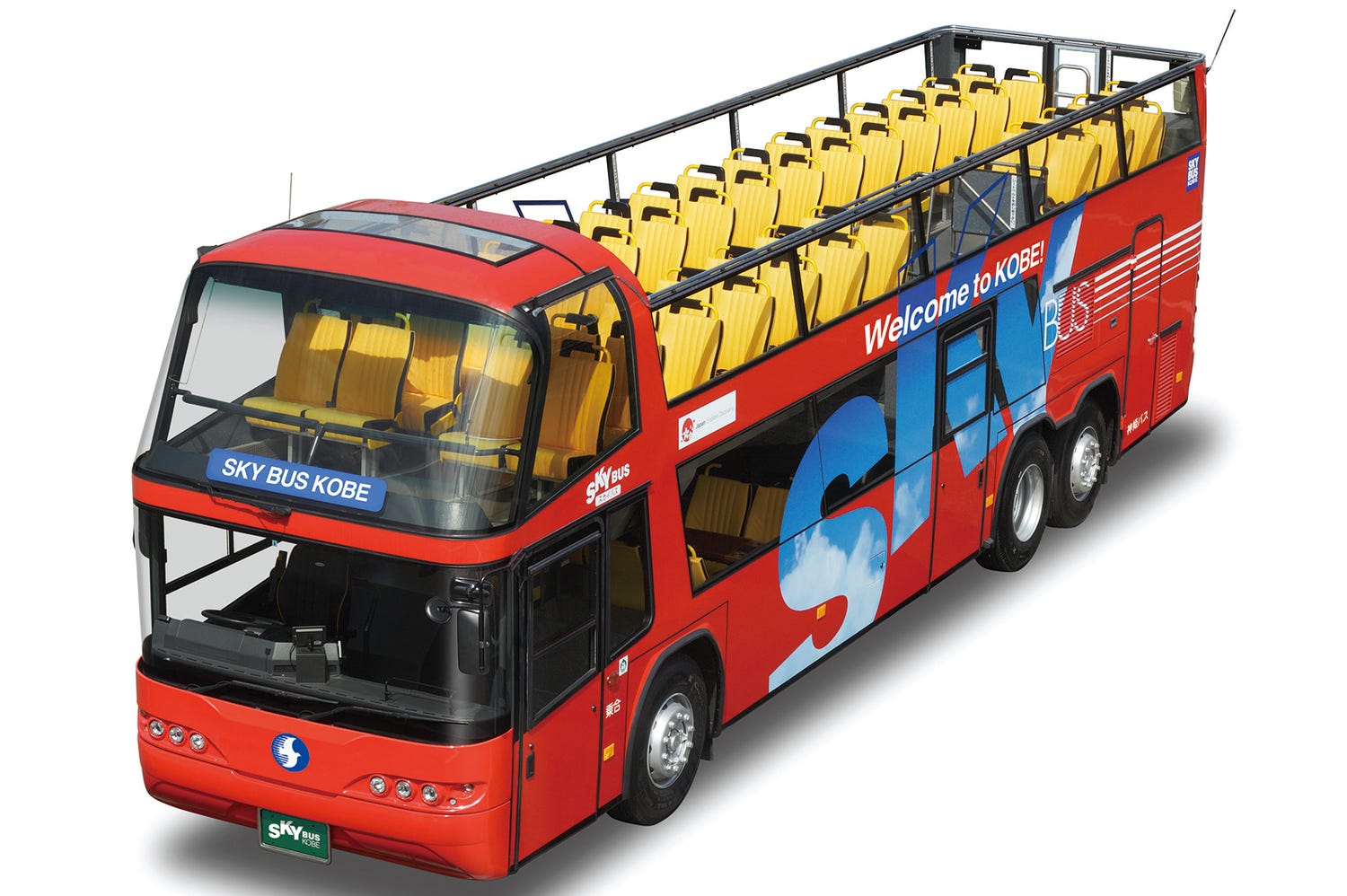 70分で神戸観光!話題の“屋根なし観光バス”「スカイバス」神戸で運行開始