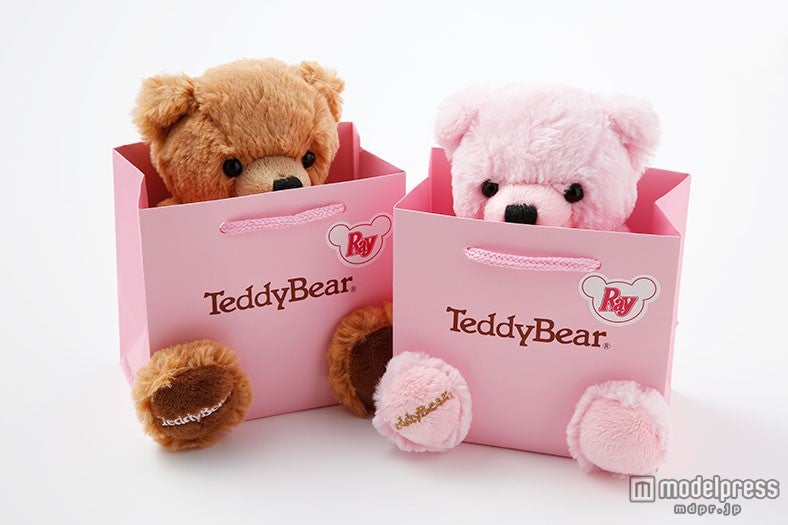 乙女心くすぐる「Ray」コラボ仕様のテディ専用ギフトバック（C）Ray2016年1月号 撮影／石沢義人