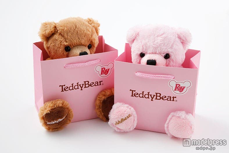 乙女心くすぐる「Ray」コラボ仕様のテディ専用ギフトバック(C)Ray2016年1月号 撮影/石沢義人