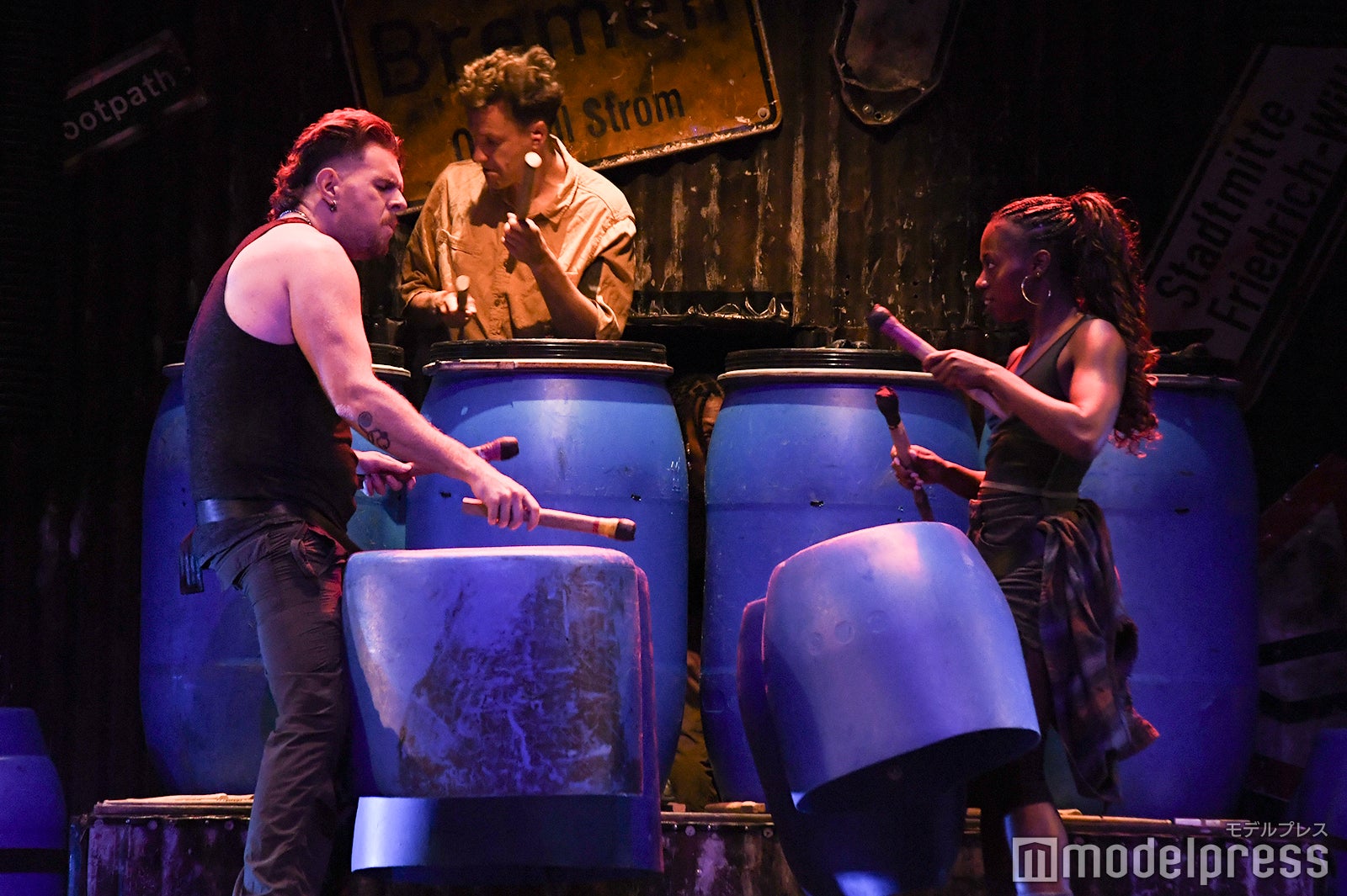 「STOMP ストンプ」ショートパフォーマンスの様子（C）モデルプレス