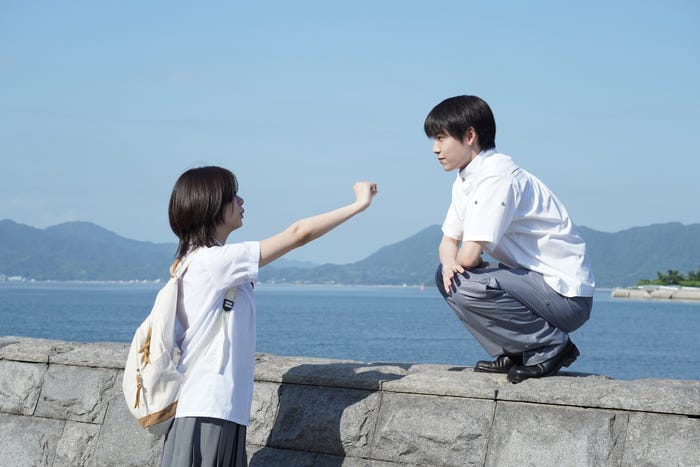 池田エライザ、阿達慶(C)2025『リライト』製作委員会