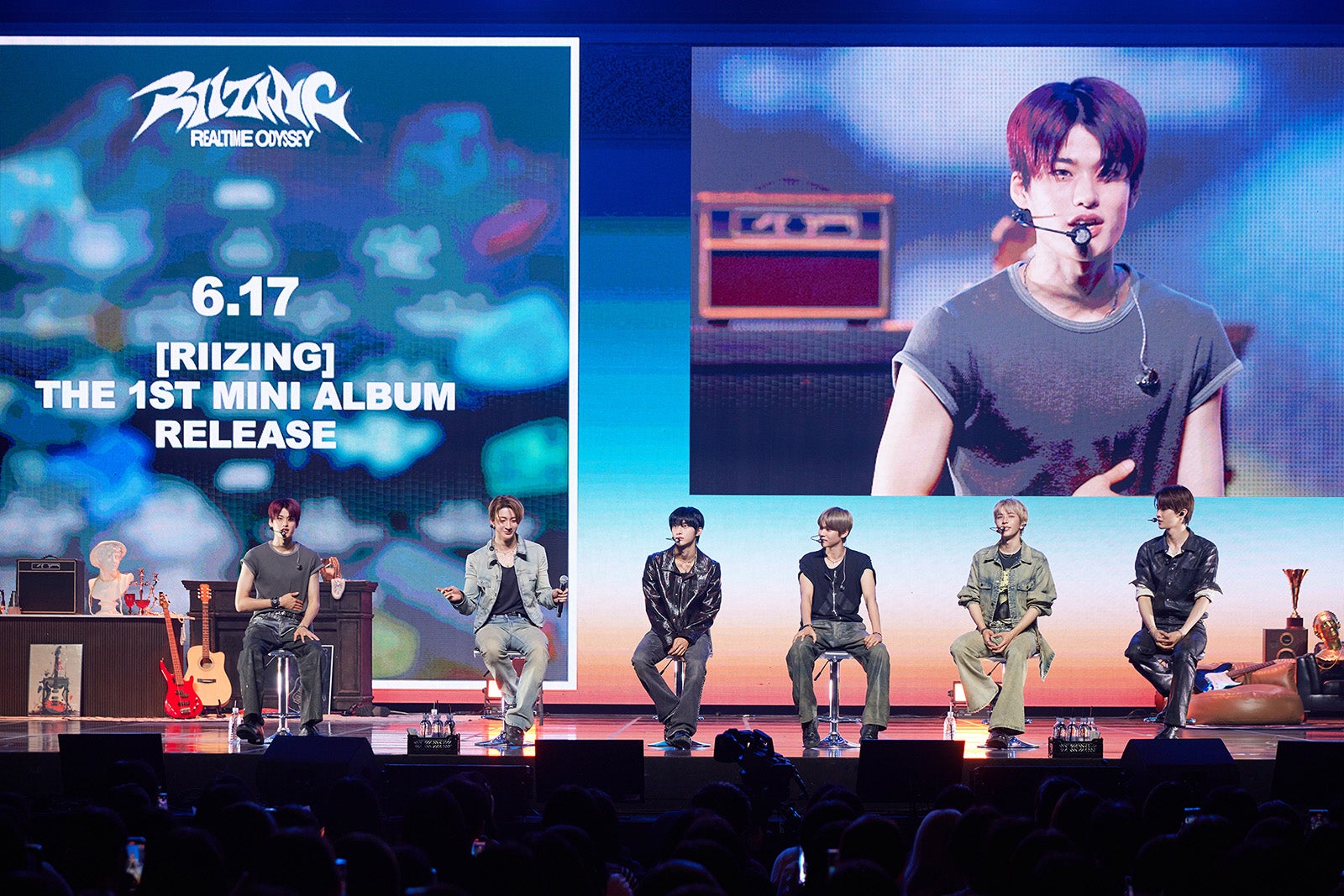 「RIIZE The 1st Mini Album ‘RIIZING’ Premiere LIVE」の様子（提供写真）