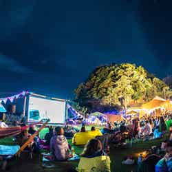 野外シネマフェスの様子/画像提供:株式会社Construct film works