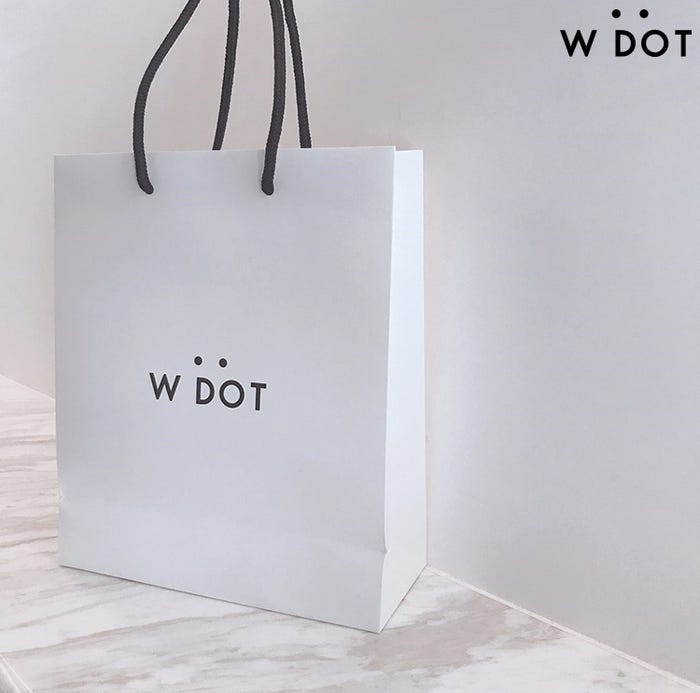 「W DOT」ショッパー(提供写真)