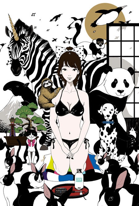 イラストレーター・中村佑介氏によるイラスト（C）小学館・週刊ビッグコミックスピリッツ