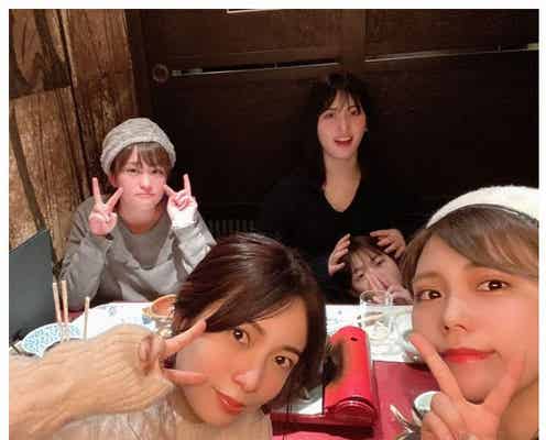 元乃木坂46西野七瀬・斉藤優里・川後陽菜ら“スイカ”メンバー集結 新年会ショットにファン歓喜
