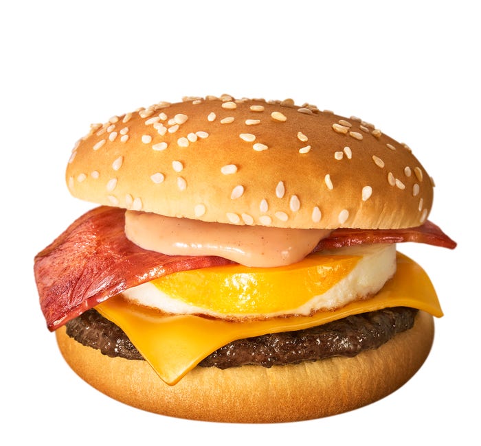 チーズ月見(提供写真)