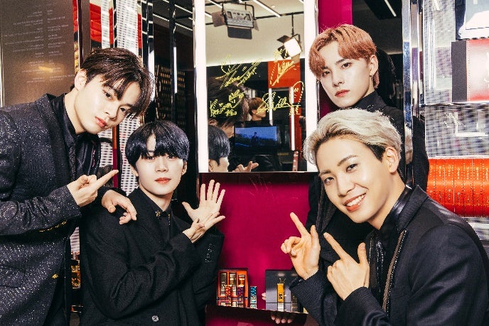 JO1（左から）鶴房汐恩、木全翔也、川西拓実、川尻蓮 （提供写真）