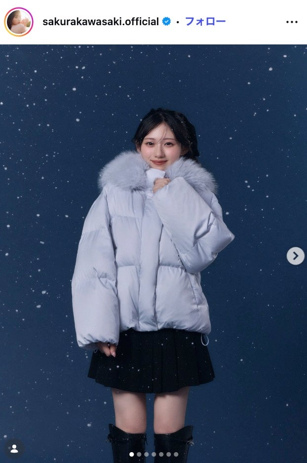 川崎桜Instagramより