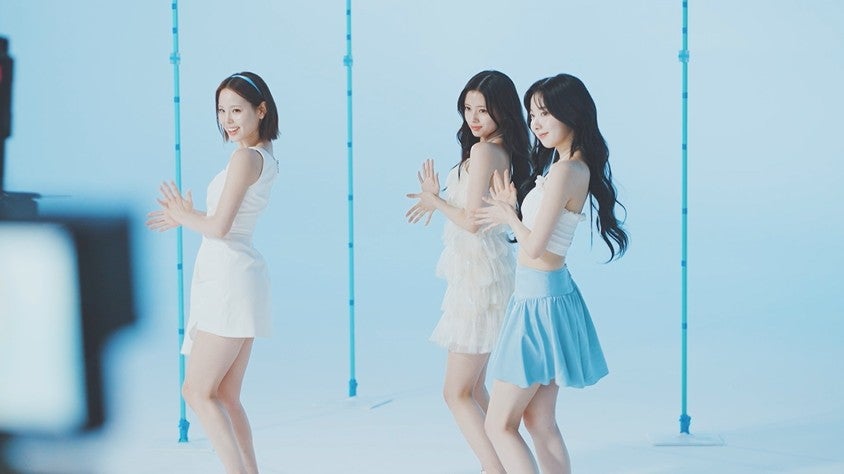 NiziU／新CM「肌ノイズミュート」メイキング（提供写真）