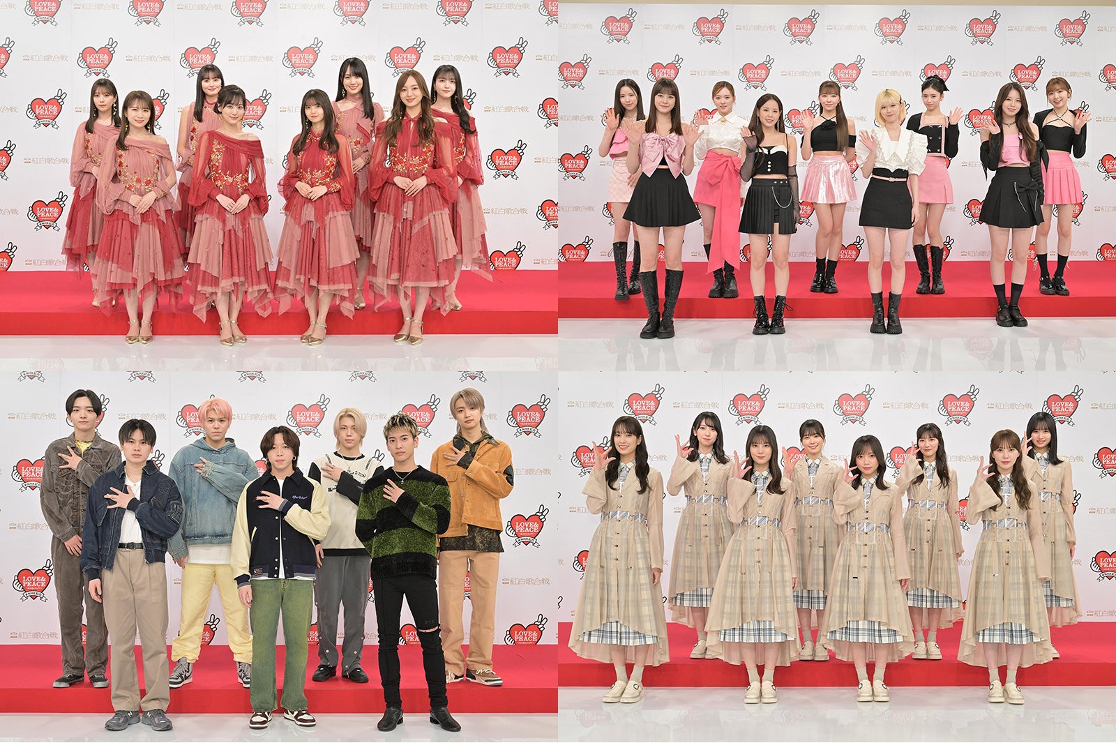 「第73回NHK紅白歌合戦」リハ1日目 King ＆ Prince・乃木坂46・NiziU・BE:FIRSTら豪華集結【写真特集】