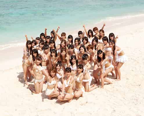 AKB48、選抜36人が白ビキニで統一 新作ジャケット解禁