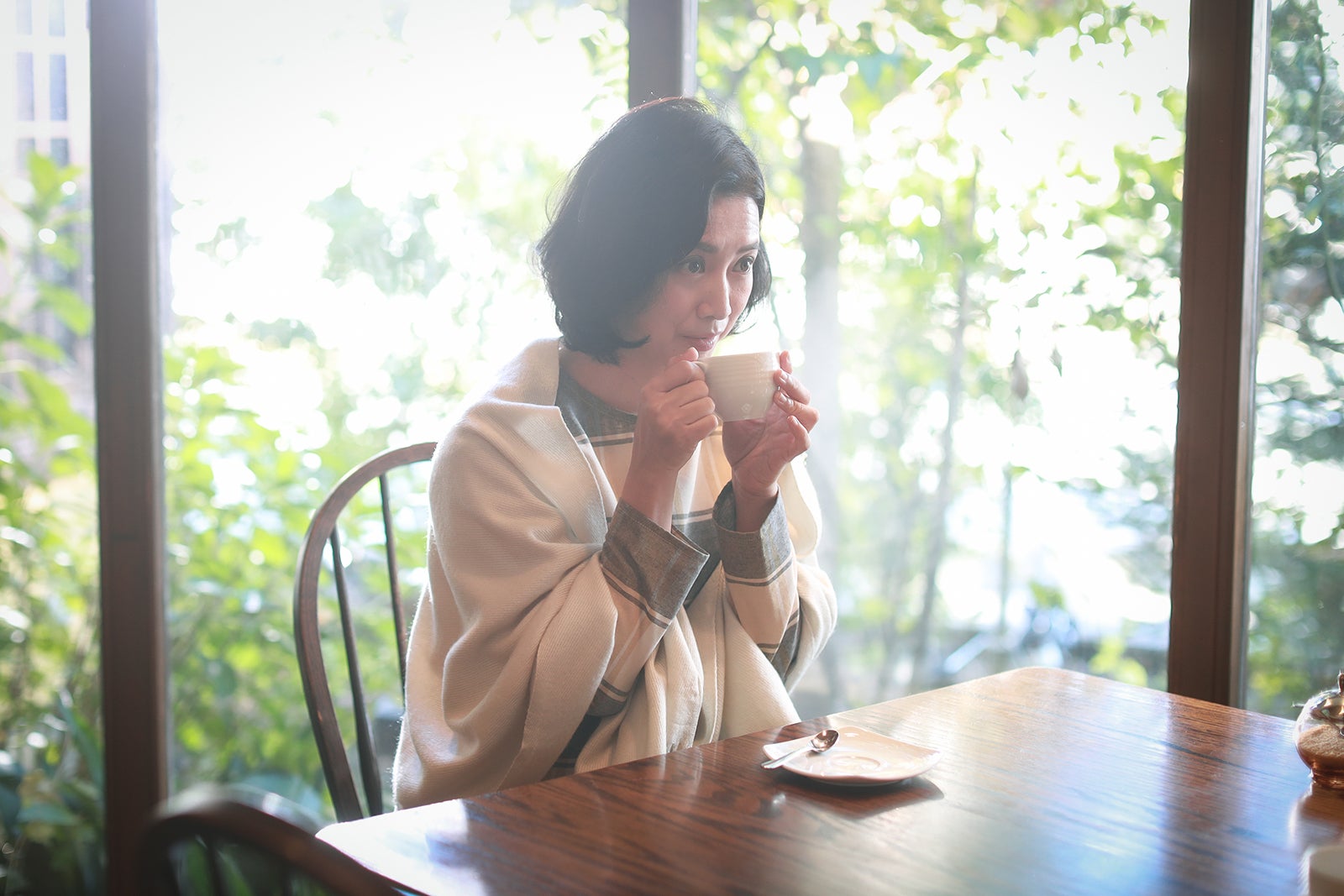 戸田菜穂「泥濘の食卓」第6話より（C）テレビ朝日