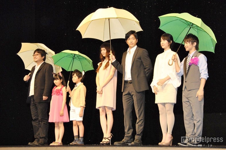 映画「おおかみこどもの雨と雪」のジャパンプレミアの様子