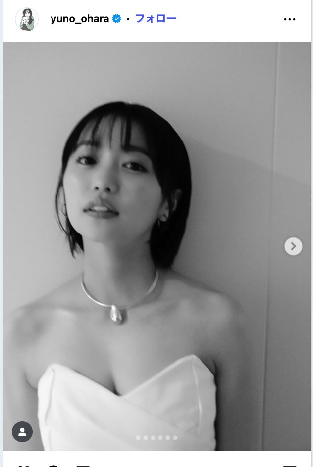 大原優乃Instagramより