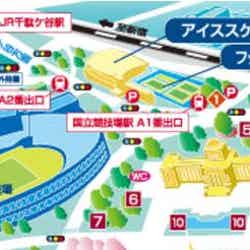 東京会場地図/画像提供:佐賀県