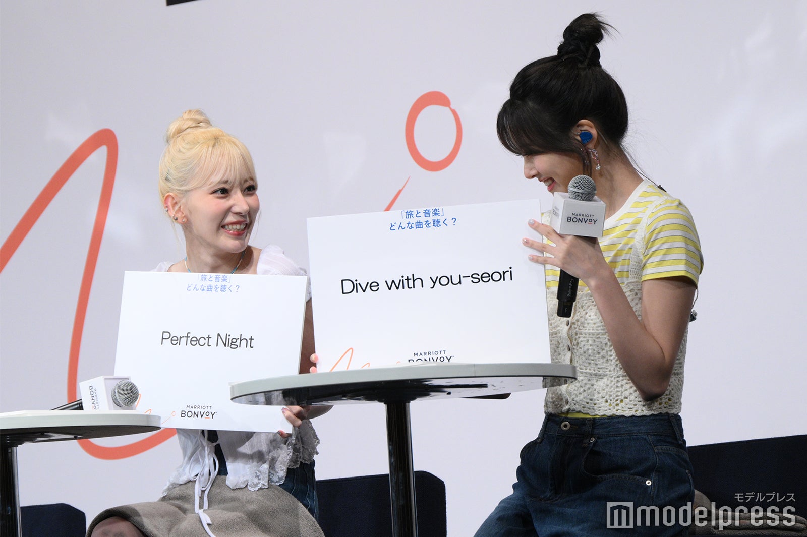 SAKURA、HONG EUNCHAE／LE SSERAFIM（C）モデルプレス